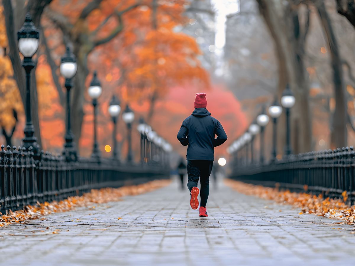 Woman beginning to head onto a new path.